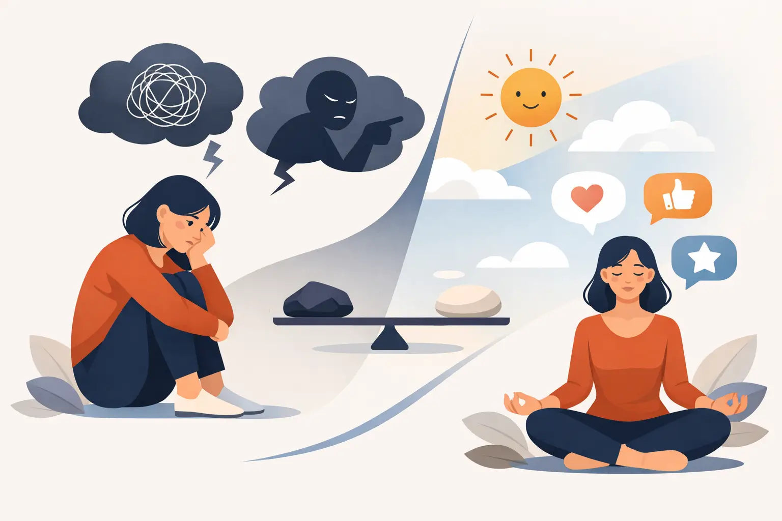 How to Stop Negative Self Talk Without Fake Positivity