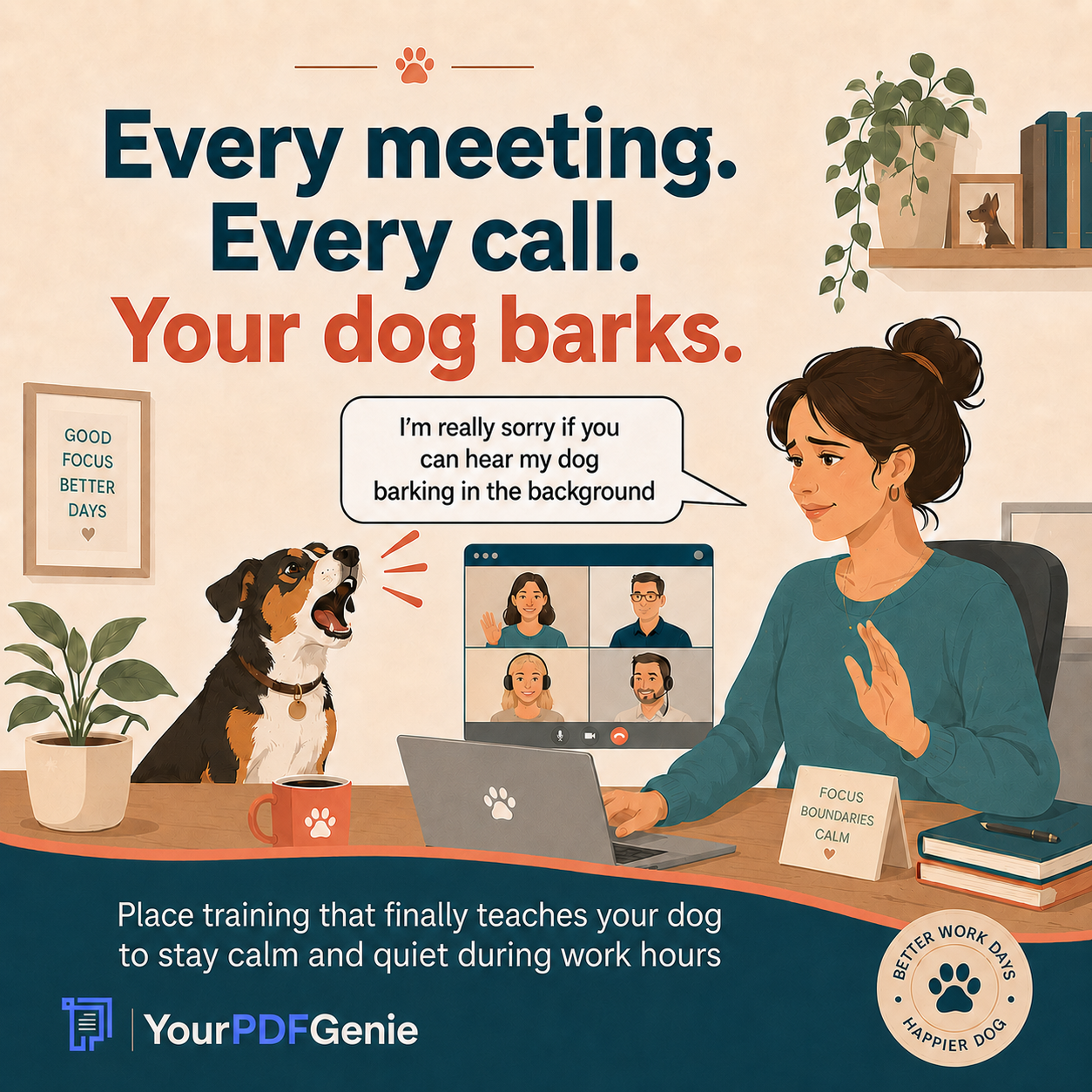 Train Your Dog to Behave While You WFH. See Improvement in Less Than A Month